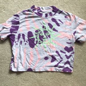 Nike tie dyed crop top
